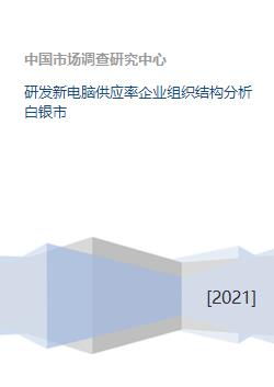 白銀市新電腦研發、供應與銷售維護一體化的企業組織結構分析